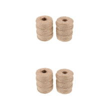 4 Handgevlochten Jute Touw Lichtbruin Voor & Creaties