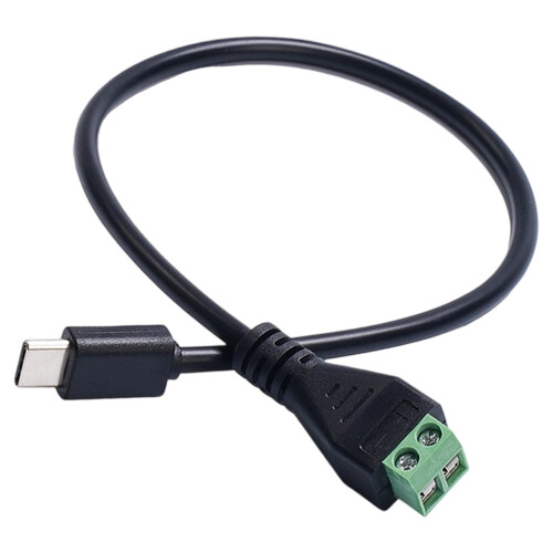 USB-C lötfreies 2-Pin-Anschlusskabel 3A