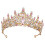 Tiara prateada com pentes para mulheres 1