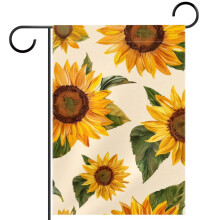 Sunflower Garden Flag Double-Sided 12x18 Inch