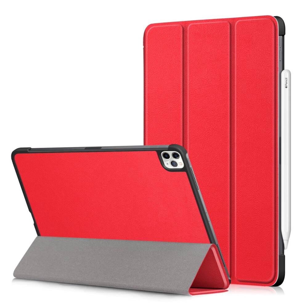 Compatible With Ipad Pro 11" 2020 (2Nd Gen) Smart Cover Â Slim, Trifold Stand, Auto Sleep/Wake, Supports Apple Pencil Charging Red 9558830190909