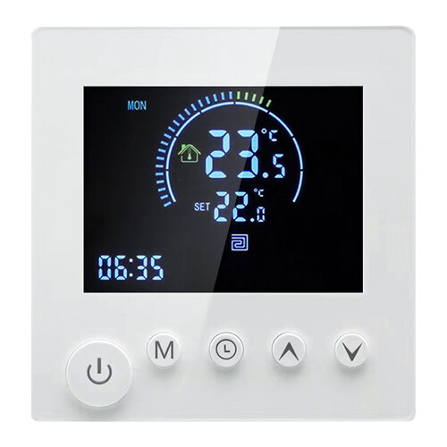 Digital Wall Thermostat NTC Sensor Touch Control for Home Water & Floor Heating 2
