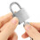 2 PCS Small Silver Padlock Locker Anti-theft with Key 7