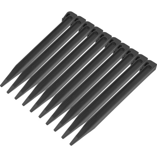 10 mollette nere resistenti per teli da giardino per esterni 2