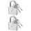 Small Silver Padlock with Key 2 Pieces 8