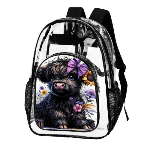 3D Printed Transparent Backpack for Comics & School – Waterproof, Multi-Functional, Back-to-School Gift 1