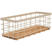 Small Wire Basket Storage Basket Metal 1Pack 9.92x3.74x3.54in