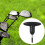 Golf Torque Wrench Compact Head Tool High Performance Metal Golf Driver Tool Black 6