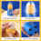 Electric Egg Scrambler Egg Shaker Mixer Food Grade PP Material for Egg Use 3