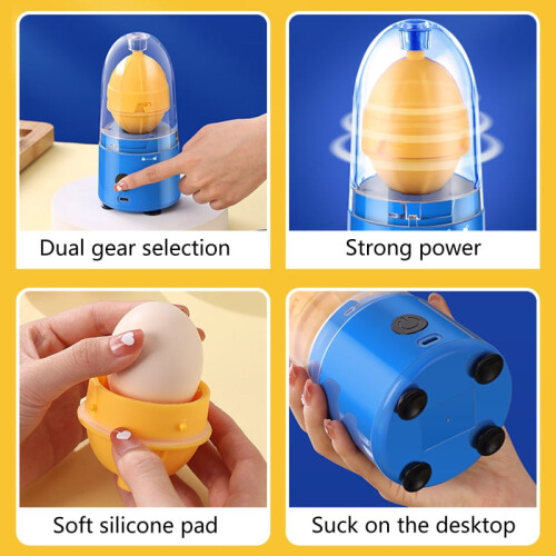 Electric Egg Scrambler Egg Shaker Mixer Food Grade PP Material for Egg Use 2