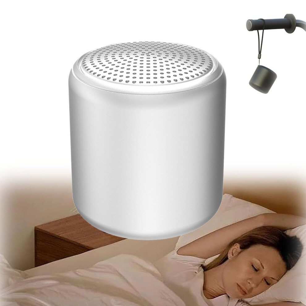 White Sound Machine, Portable Bluetooth Speaker, Portable Sound Machine Travel Rechargeable, Noise Machine For Sleeping, Waterproof Wireless Speakers