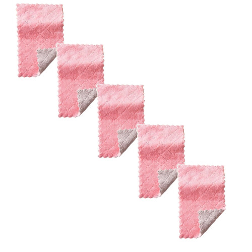 Microfiber Cleaning Cloths Streak-Free 5 Pcs 1
