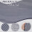 Cotton fabric stripe pattern blue 1610 mm 4