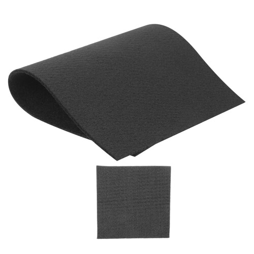 Dark Grey Graphite Felt Insulation 2 Sheets 3.9x3.9x0.2in 1
