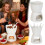 Ceramic Fondue Cup Set with Butter Warmer 6 pcs 5