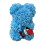Sky Blue Rose Ornament Plastic Bouquet Decor 2