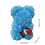 Sky Blue Rose Ornament Plastic Bouquet Decor 3