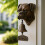 Western White Terrier Doorbell with Charming Chime and 1