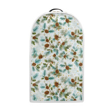 Multifunctional Coffee Machine Dust Cover Stylish Polyester for Kitchen Counter, Pine Cone Pattern