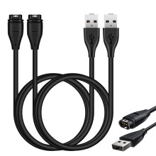 2-Pack 3.3FT Smart Watch Charger USB Cable Compatible with Garmin Fenix 7/7S/7X, EPIX, Venu 2/Sq, Fenix 6/6S/6X/6X PRO Solar