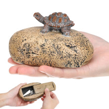 Fake Rock Key Hider Lifelike Rock And Turtle Statue Key Hiding Decoration Outdoor Concealed Storage Box Realistic Stone Garden Decor