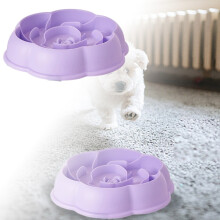Slow Feeder Dog Bowls 1PCS, Anti-Choking Puzzle Dog Food Bowls, Anti- Interactive Feeding Slow Down Eating, Stop Maze Dishes for Medium Breeds