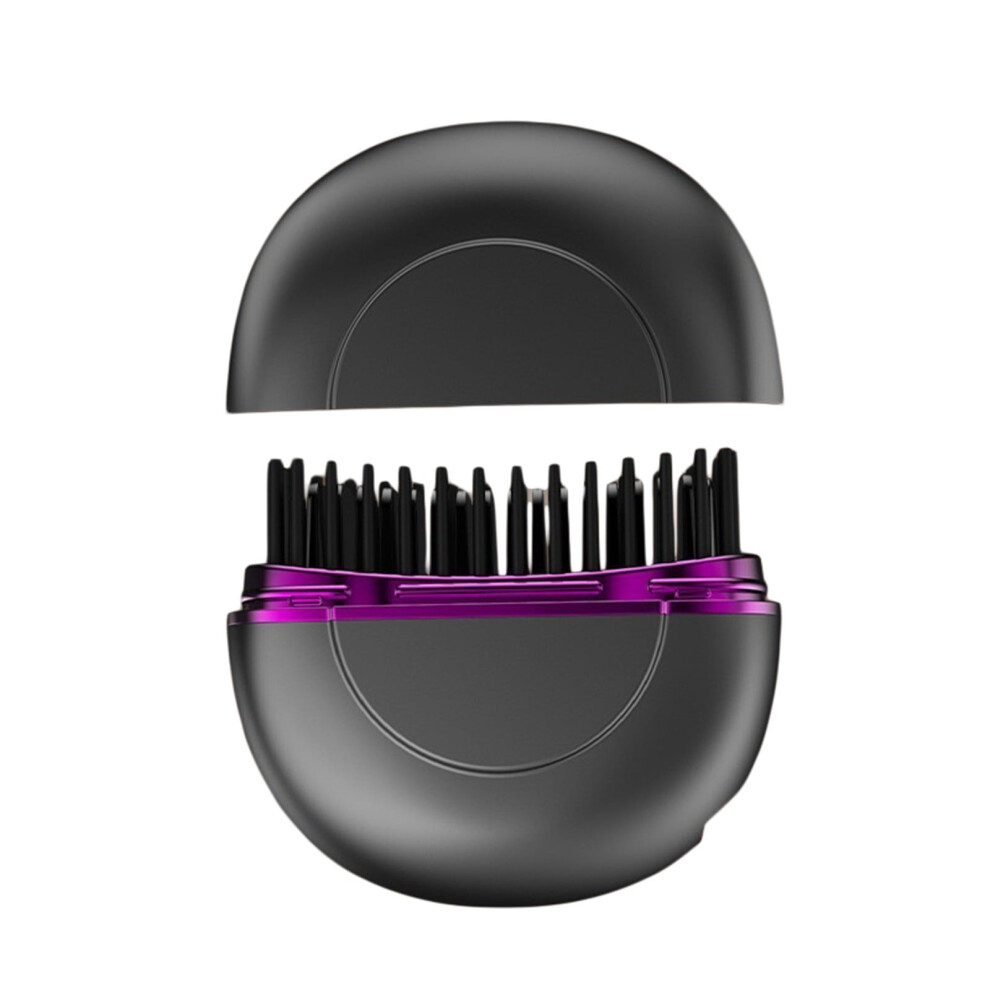Mini Rechargeable Wireless Hair Straightener Brush with Temp Control â Compatible with Travel & Home Use