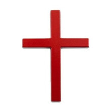 AuroraX 3D Decorations Car Stickers, Car Christian Cross Red Stickers, for Car Decor,Birthday Gifts for Men
