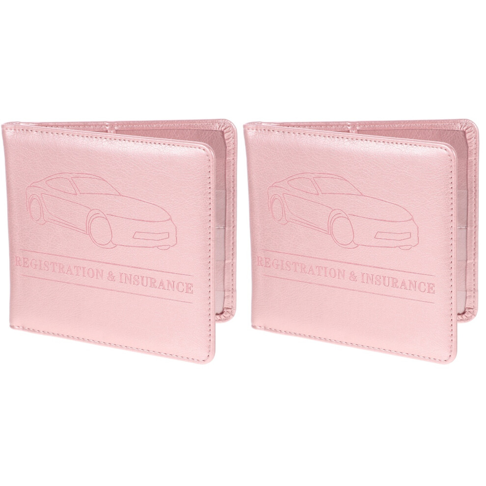 2 Pack Car Registration And Insurance Holder Cards Pouch Document 3713135313132