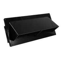 Vent Hood Exhaust Cover Black Plastic 1Set