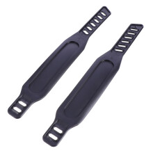 2 Pcs Exercise Bike Foot Pedal Straps Adjustable Elastic Plastic for Cyclists