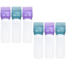 6 Pcs Scalp Oil Applicator Durable Plastic Purple For Adults
