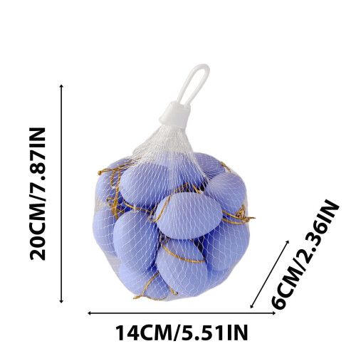 Decorațiuni de ouă de Paște agățate - Ouă de Paște colorate din plastic, ornamente decorative agățate pentru bradul de Paște, pentru 2