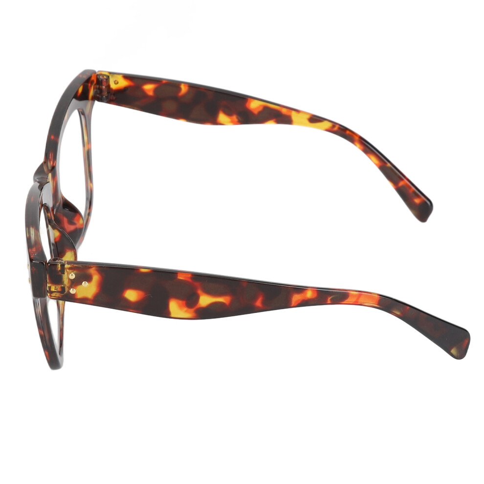 Blue Ray Blocking Reading Glasses +150 Brown Resin PC Gaming Glasses