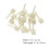 Archery Pins White Nylon 10Pcs Durable Lightweight 2