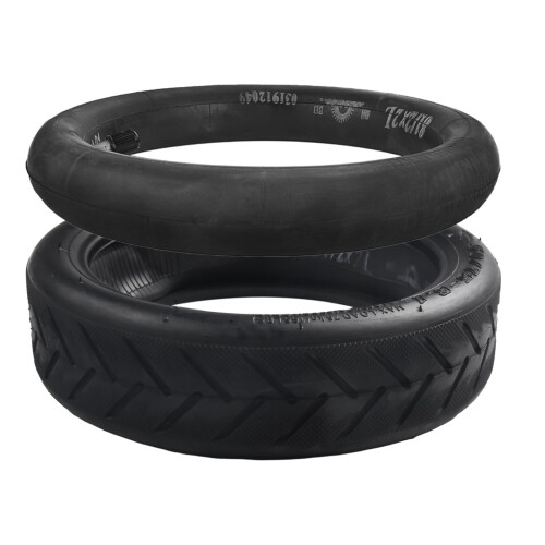 Pneus de 8,5 polegadas para patinetes elétricos dos modelos 50/75-6, com design robusto em borracha. 2