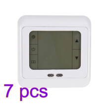 7Pièces Thermostat Programmable Écran Tactile LCD Chauffage Sol