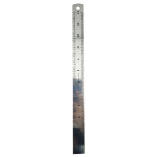 Stainless Steel inch Ruler, 8.7" Easy-to-Read Double-Sided Design for Stationery, Drawing, and Engineering, Solid Tool for Home and Office Use
