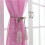1Set Rectangular Pink Curtain for Light Diffusion and Privacy Protection in Bedroom 11.8x78.7in 7