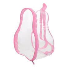 Doll Storage Holder Transparent Design Pink For Outings 1set