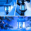 Flickering Flame Light Bulb E26 Base Blue 4 Modes 4