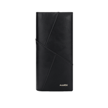 Men's Wallet, Anti-theft Card Swiping Rfid Splicing Genuine Leather Wallet with Multi Slot Change Card Holder /7.5 * 3.5in
