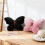 White Bow-Shaped Pillow Soft Decorative Throw Pillow 2