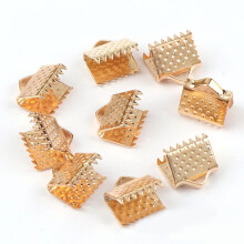 750Pcs Assorted Color Cord Ends Mazi Buckles Zipper Clips for Jewelry Making