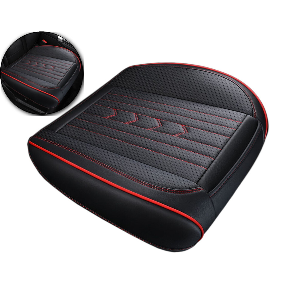 Leather Car Seat Covers Front Seat, Universal Bottom Seat Covers For Cars, Auto Breathable Waterproof Drive Seat Cover For Most Vehicles, Truck, Suv 9362892418624