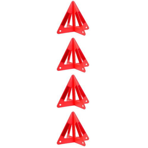 Roadside Emergency Triangle Red 4 pcs 2