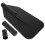1Set Portable and Durable Adjustable Kayak Paddle with Easy Installation Black Plastic 1