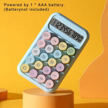 Circular Mechanical Desktop Calculator, Battery Powered, Accounting Supplies