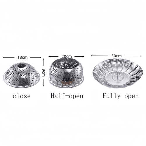 Stainless Steel Expandable Steamer Rack 1 Pack 1