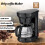Small 3-5 Cup Coffee Maker with Non-Drip Carafe, Removable Filter, Auto Brew & Easy Clean 5